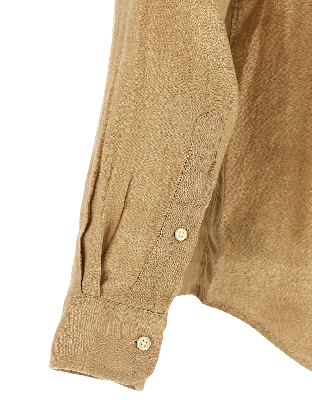 Beige Linen Blouse