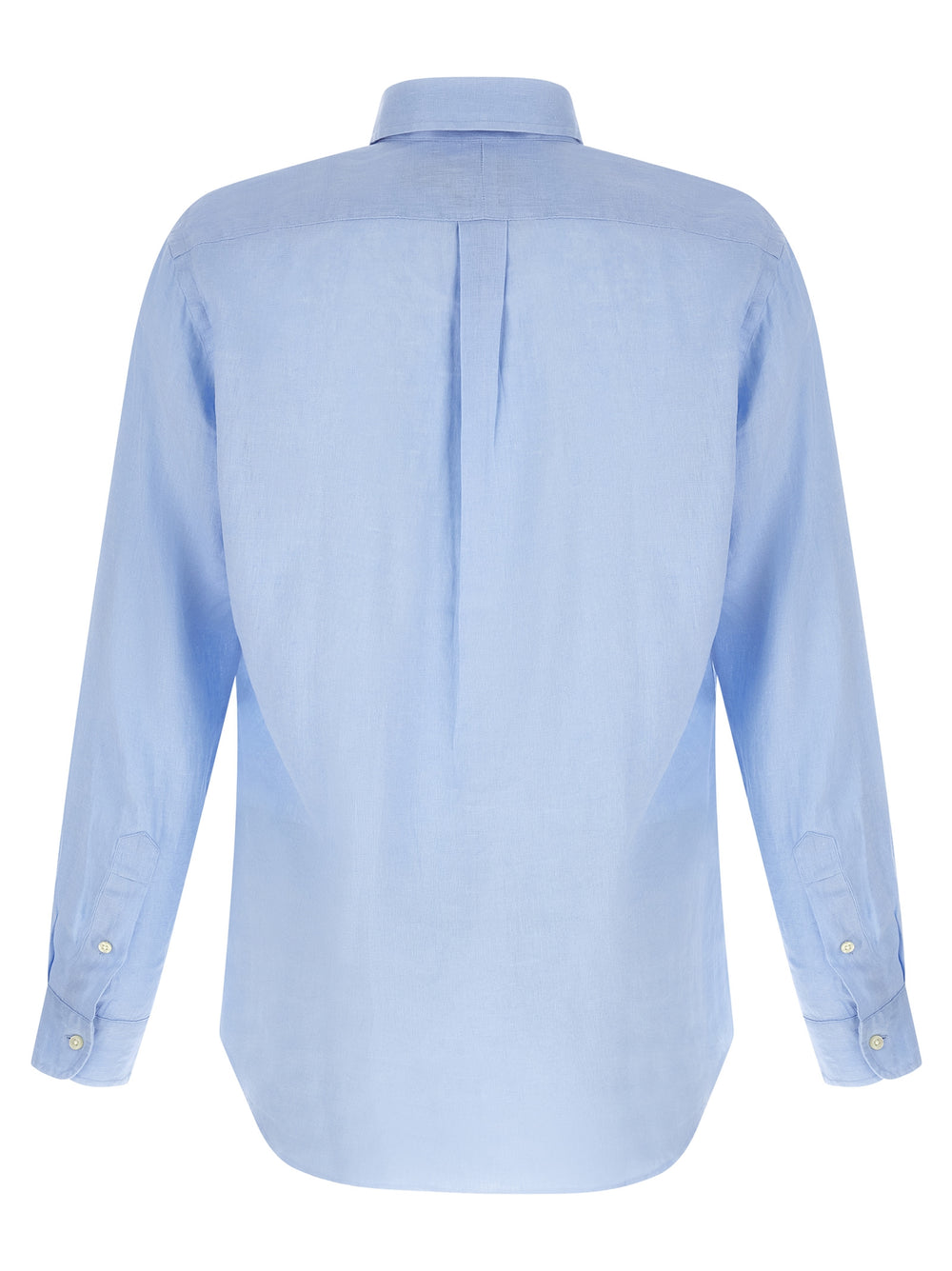 Blue Linen Blouse