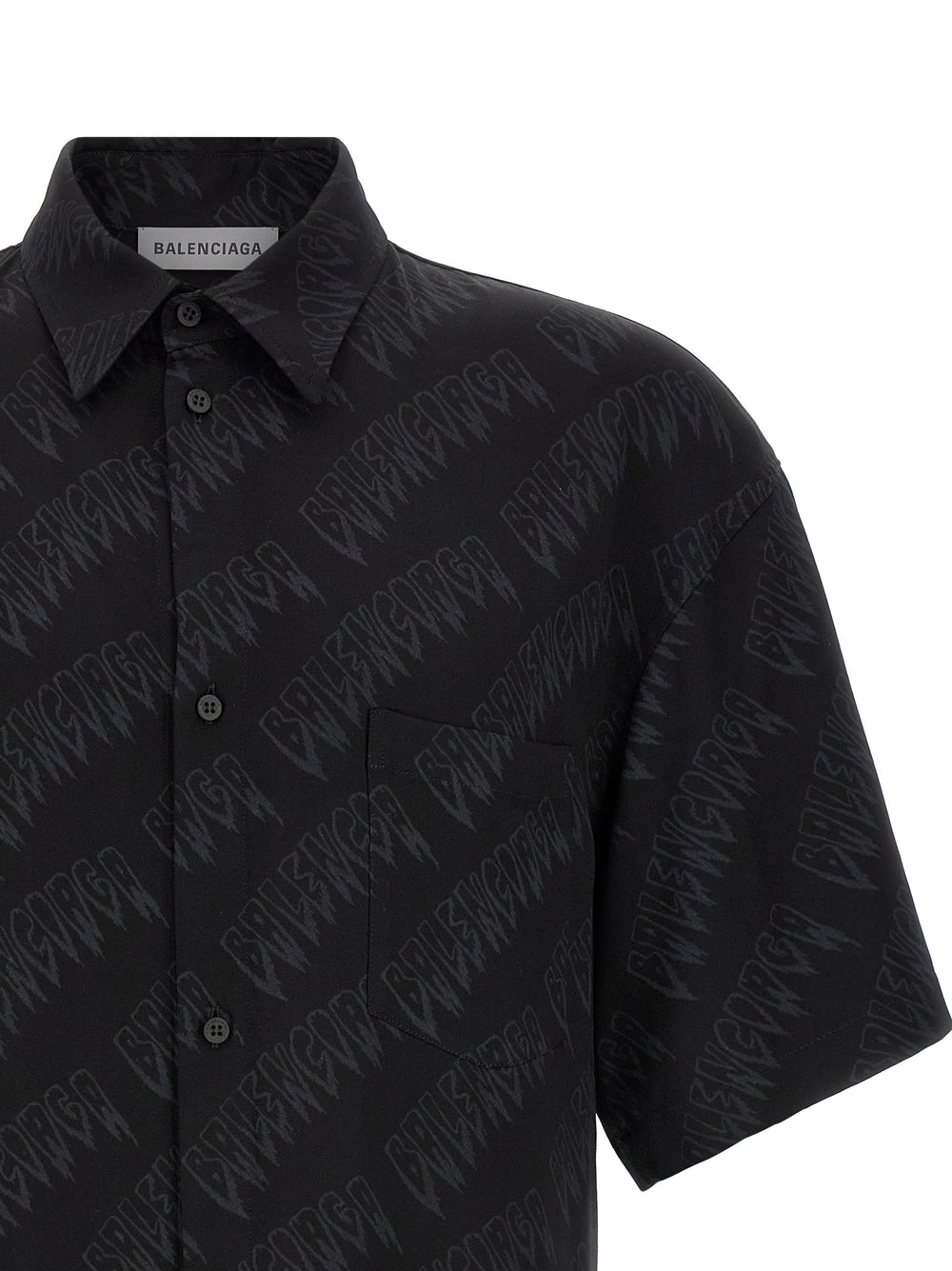 Black Viscose Blouse