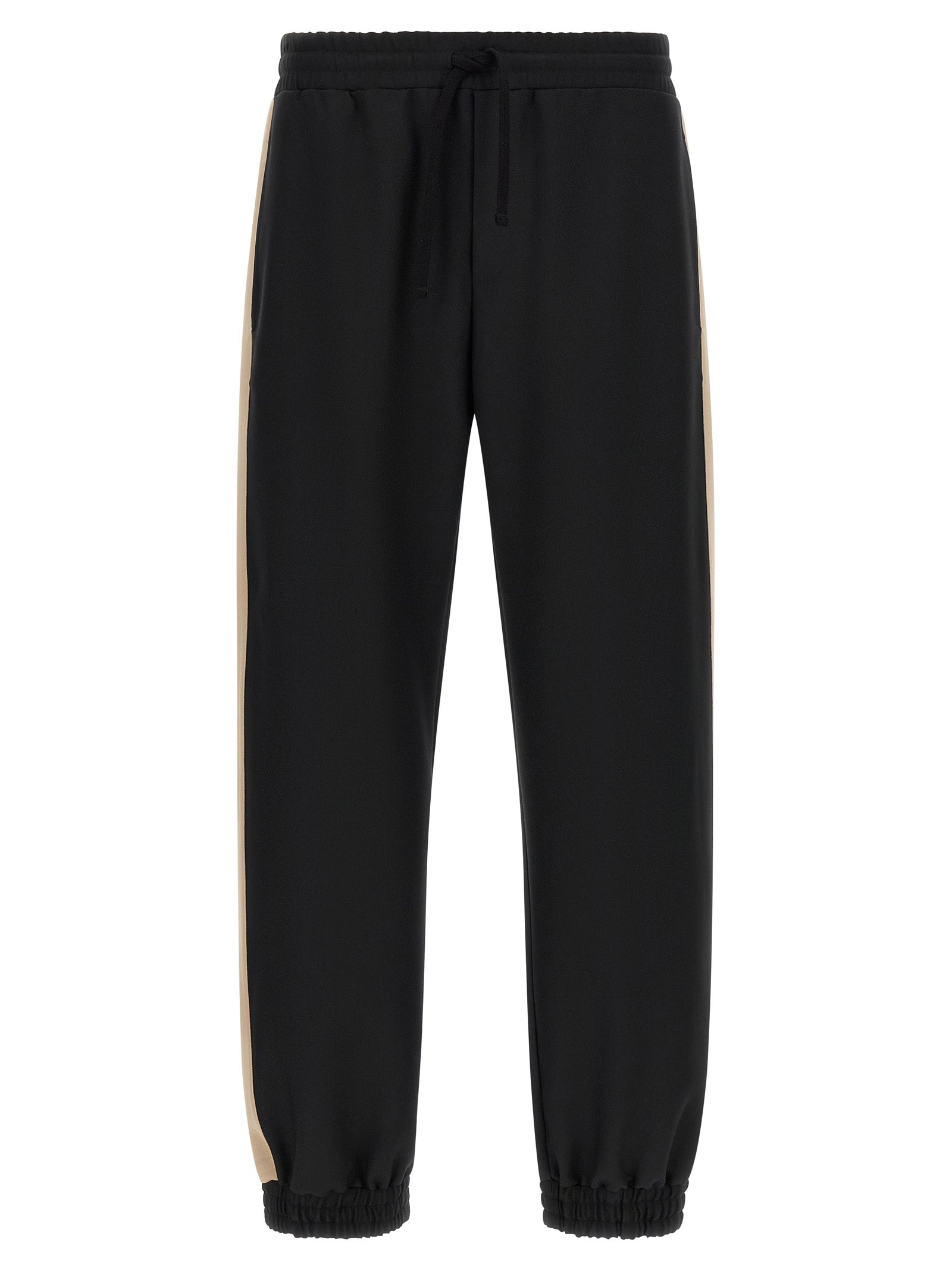 Black Polyester Athletic Pants mens luxury fashion - Mens Edit