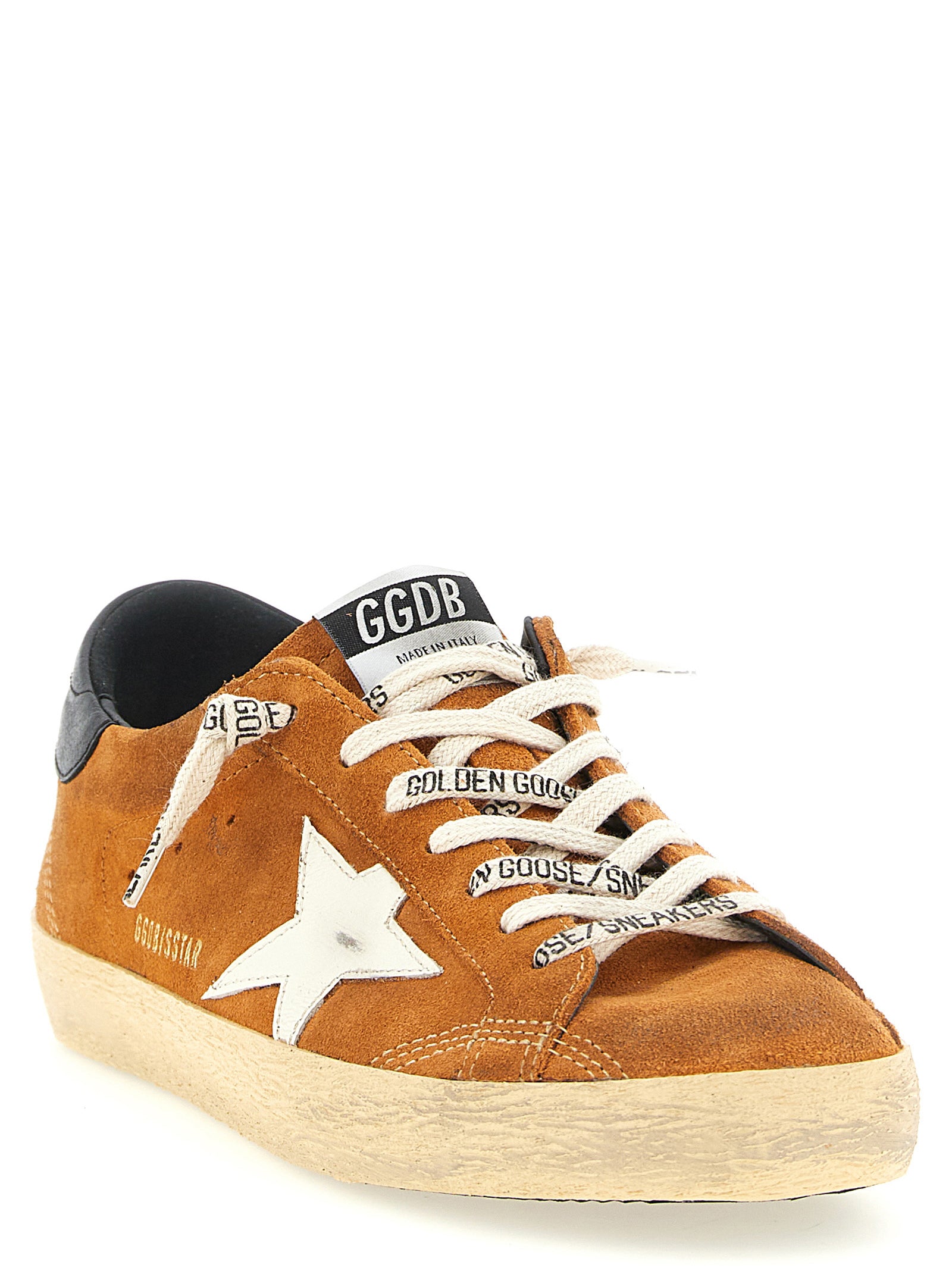 Golden Goose Δερμάτινα Sneakers Super-Star σε Πορτοκαλί