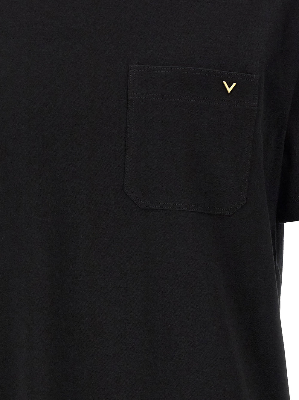 Black Cotton T-Shirt