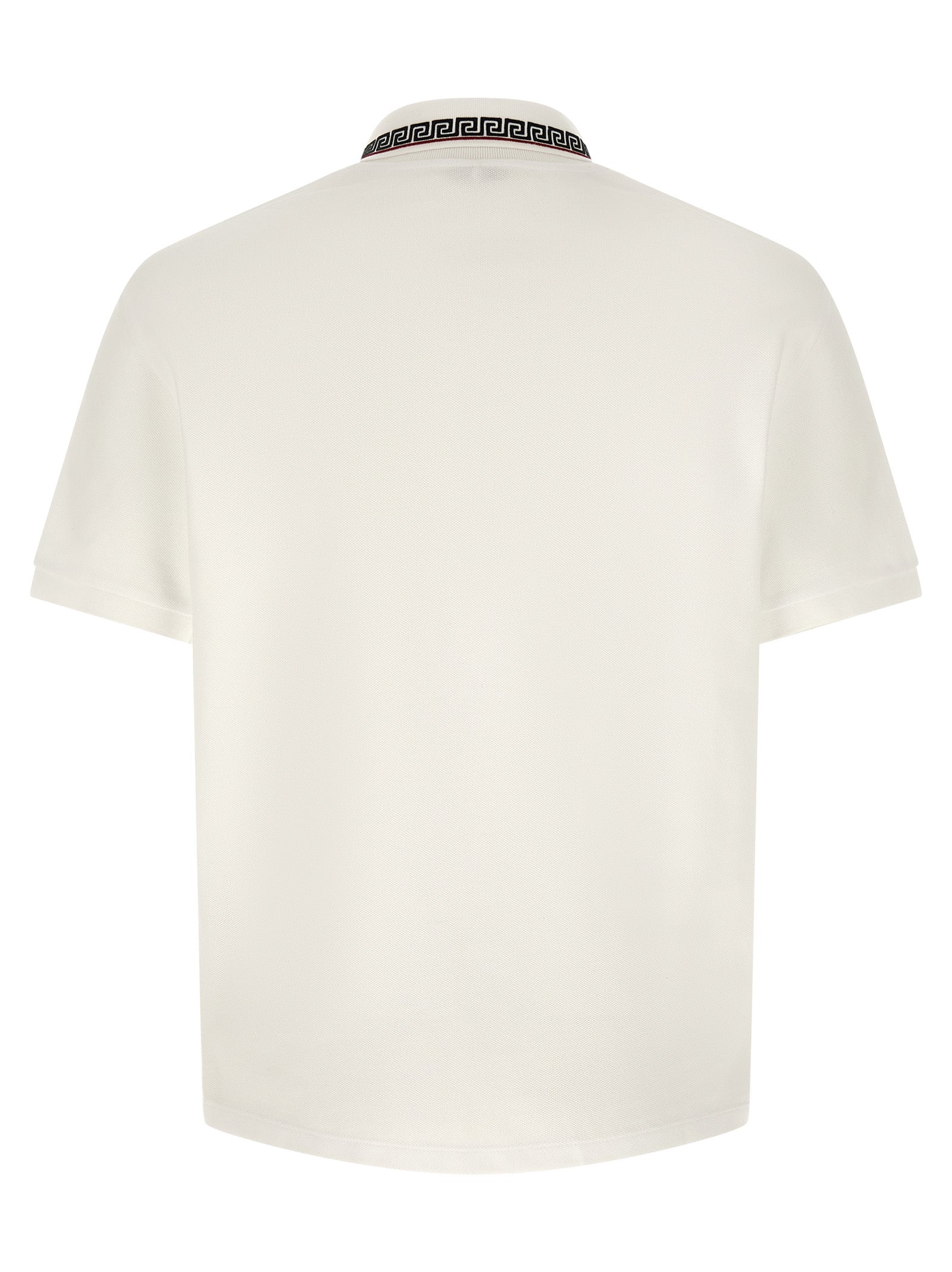 White Cotton Polo Shirt