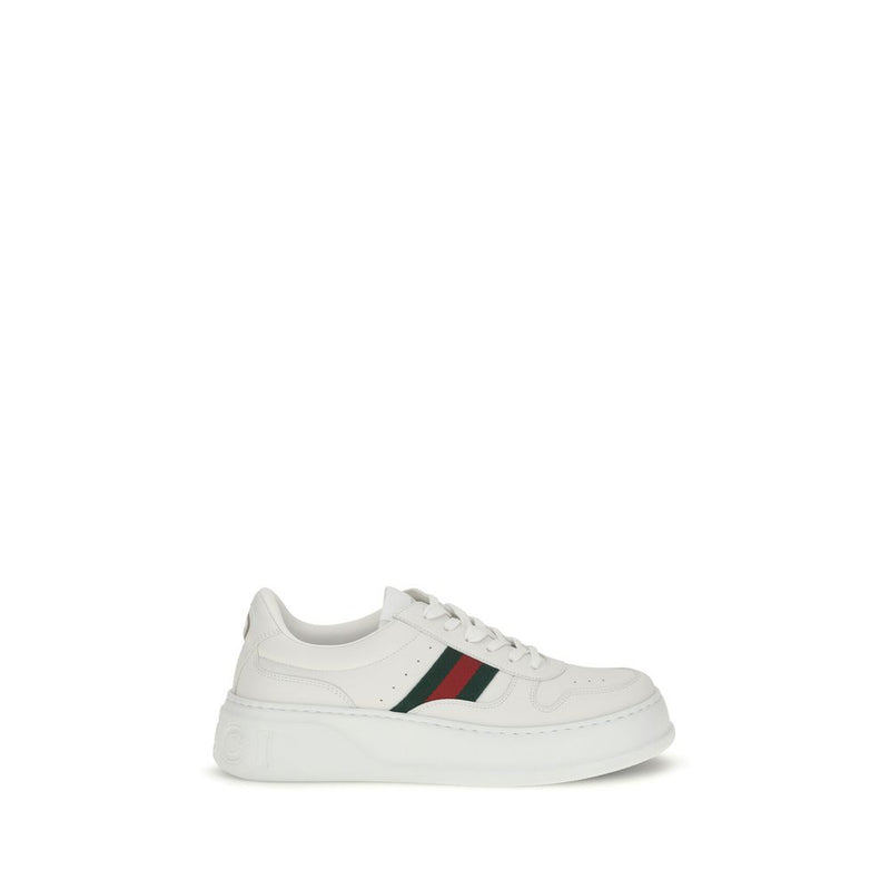White Calf Leather Bos Taurus Chunky Sneakers mens luxury fashion - Mens Edit
