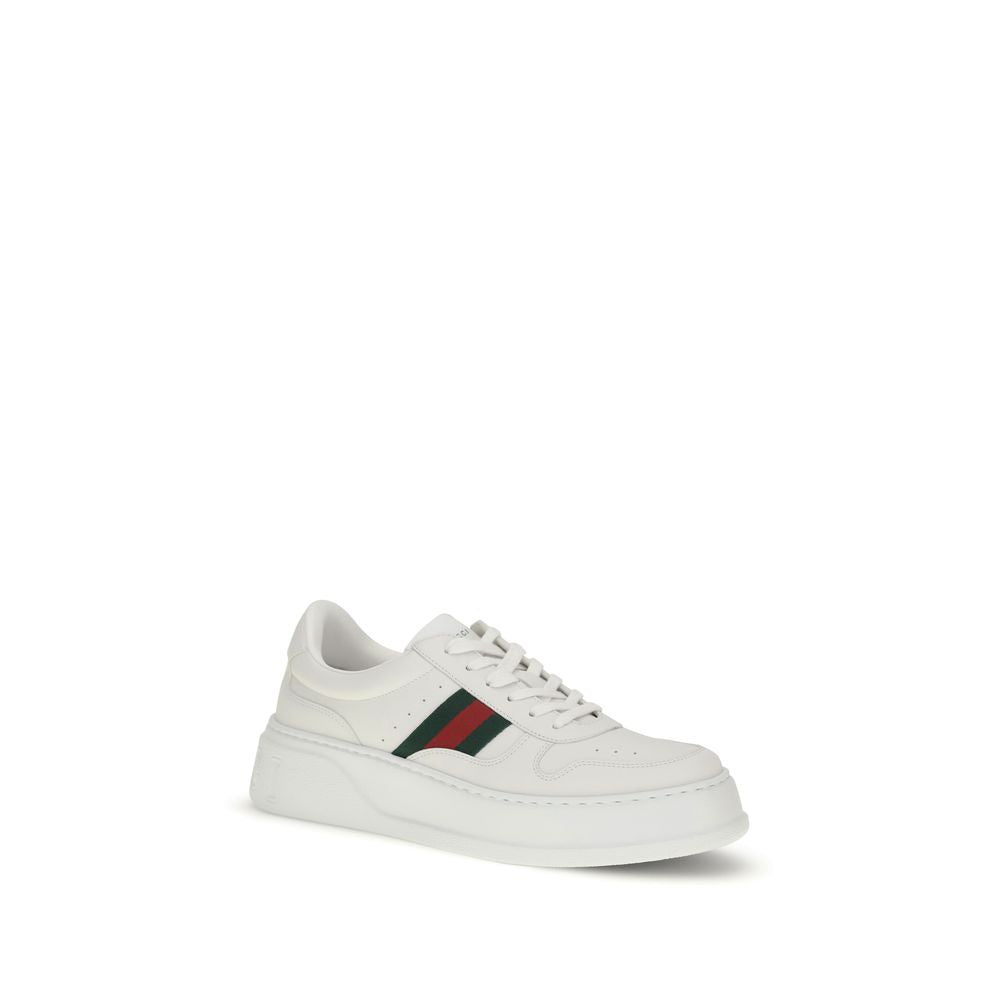 Gucci Sneakers από δέρμα μοσχαριού σε Λευκό