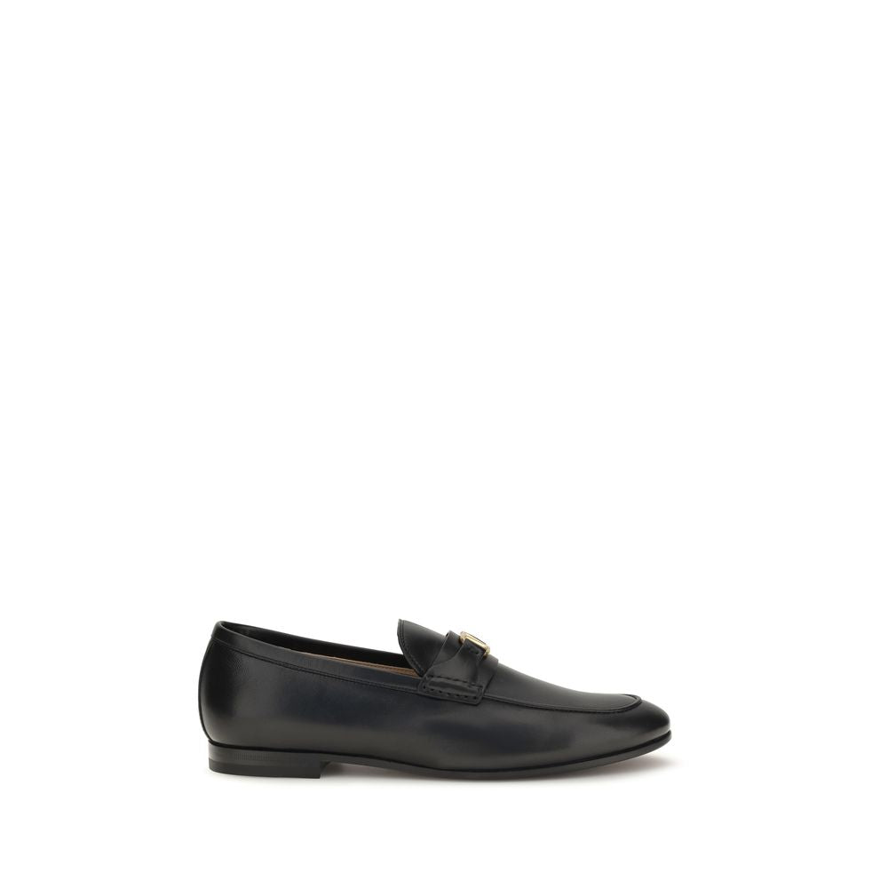 Black Calf Leather Bos Taurus Slip-On Loafers mens luxury fashion - Mens Edit