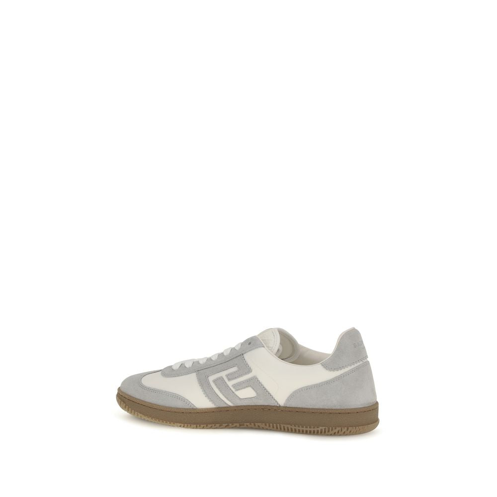 Balmain Sneakers από δέρμα μοσχαριού σε Λευκό