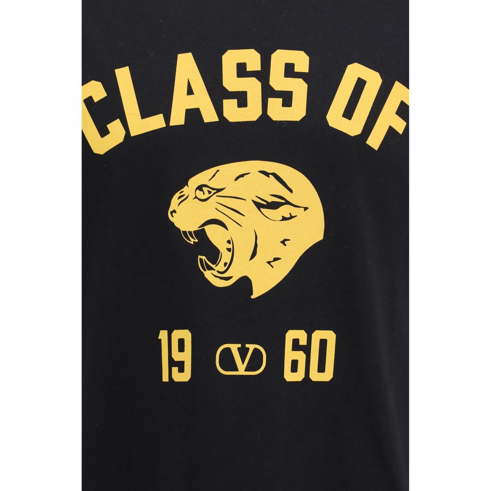 Valentino 100% Cotton T-Shirt in Black