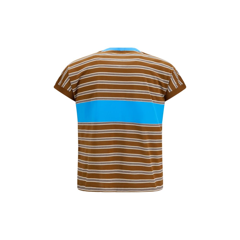 Versace Βαμβακερό T-Shirt σε Καφέ
