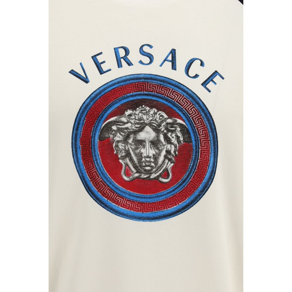 Versace Cotton T-Shirt in White