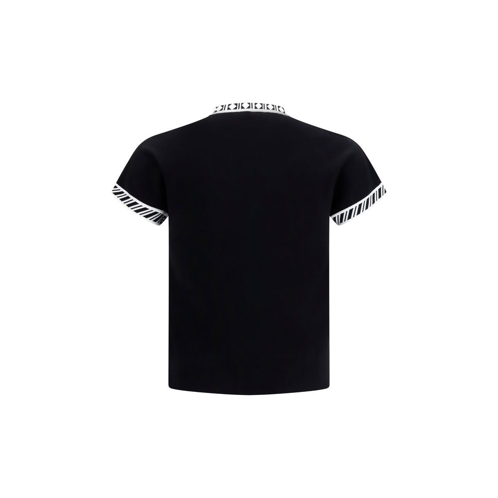 Versace Cotton T-Shirt in Black