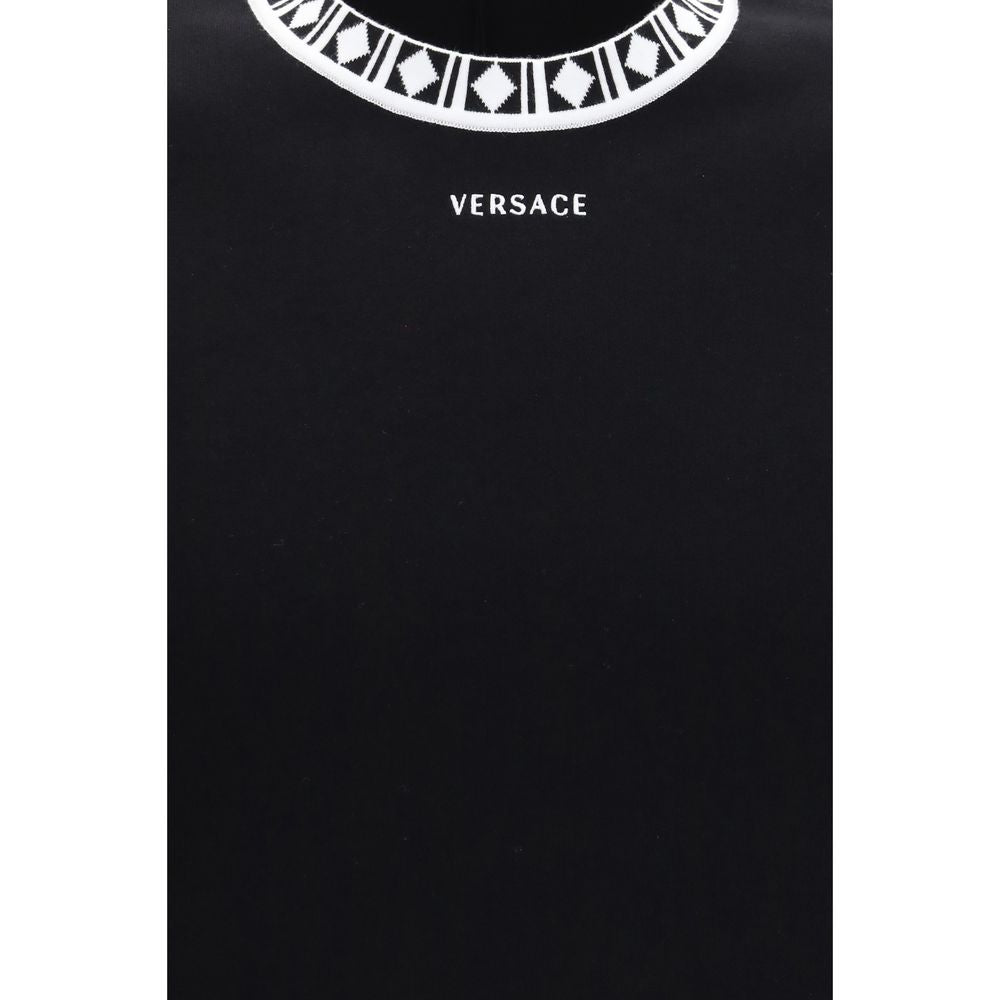 Versace Cotton T-Shirt in Black
