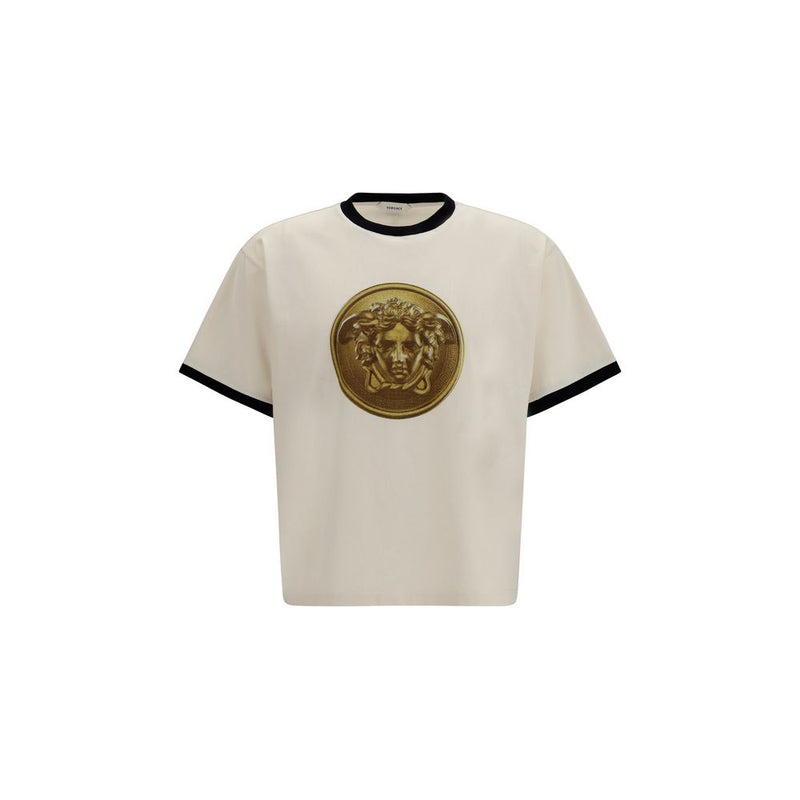 Beige Cotton T-Shirt mens luxury fashion - Mens Edit