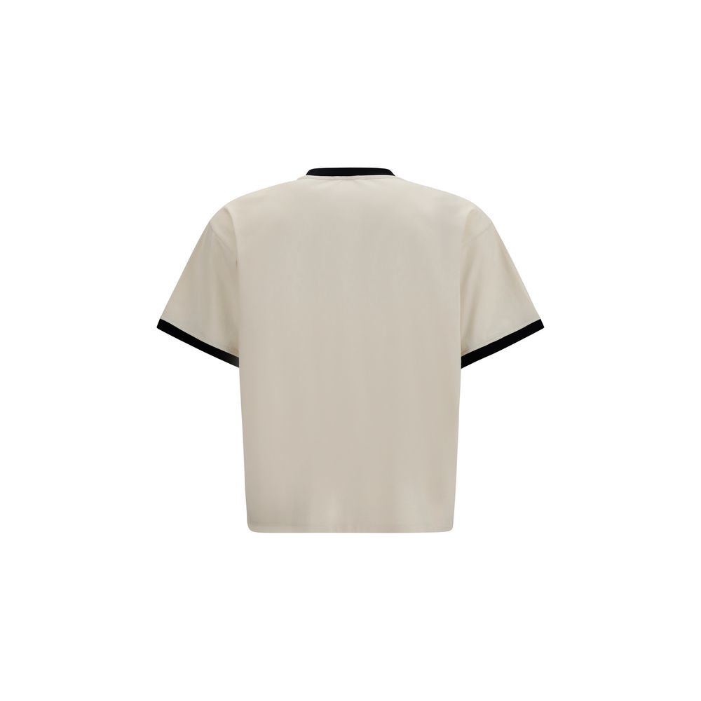 Versace Βαμβακερό T-Shirt σε Μπεζ