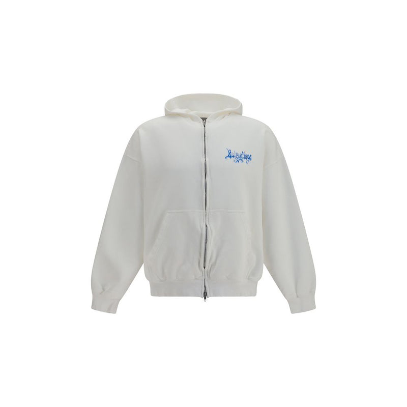 White Cotton Sweatshirt mens luxury fashion - Mens Edit