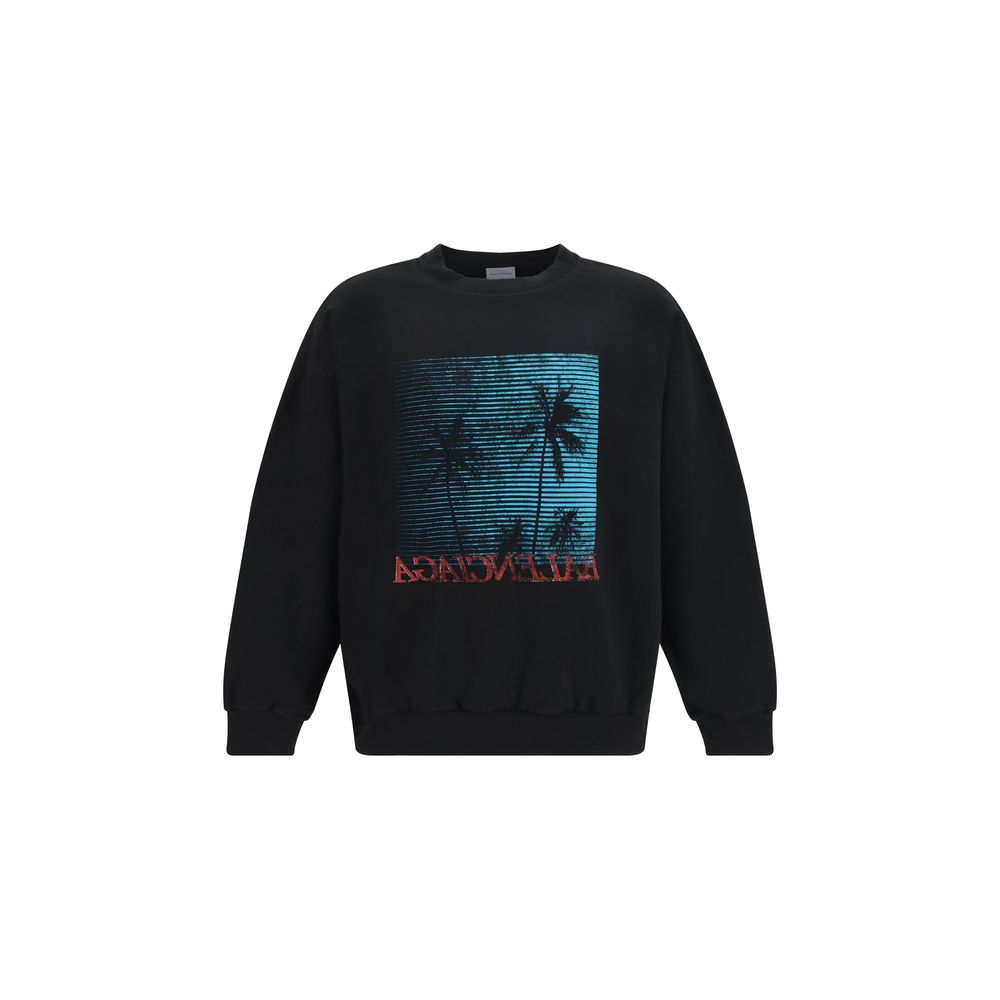 Black Cotton Sweatshirt mens luxury fashion - Mens Edit