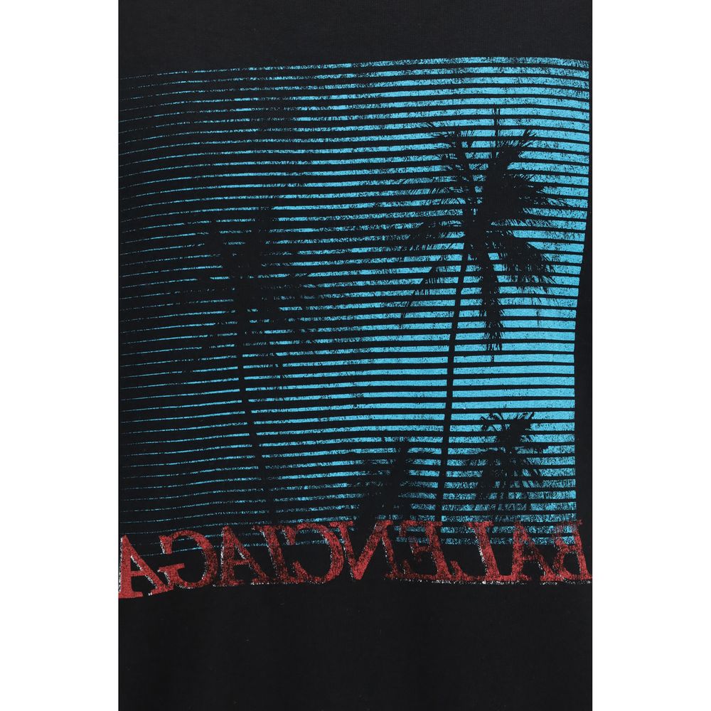 Balenciaga Cotton Sweatshirt in Black