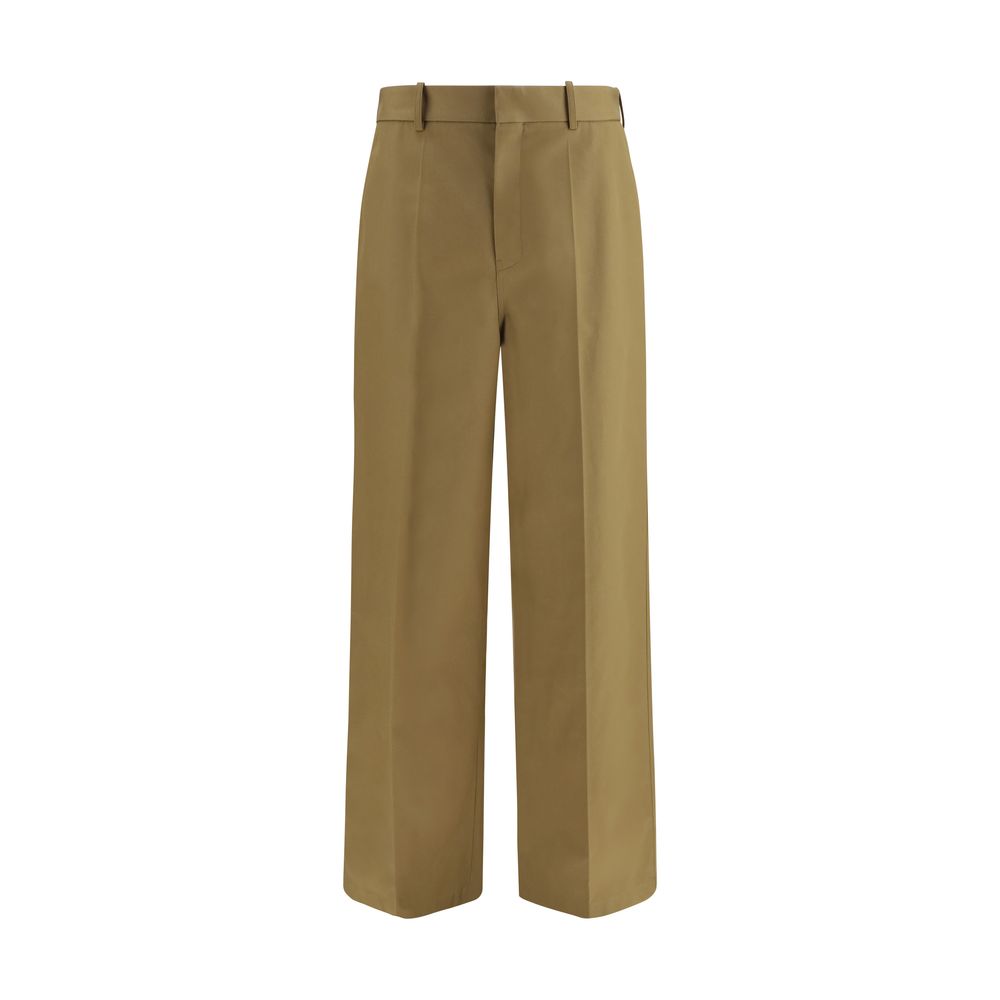 Beige Cotton Chino Pants mens luxury fashion - Mens Edit