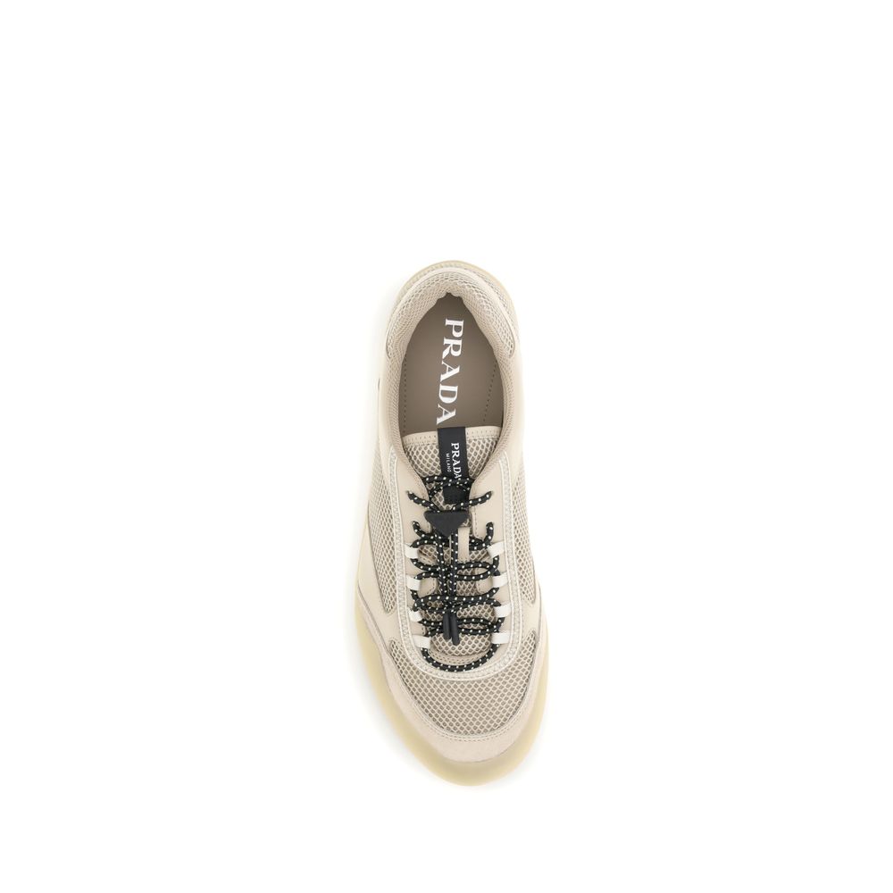 Prada Speedrock Sneakers in Beige