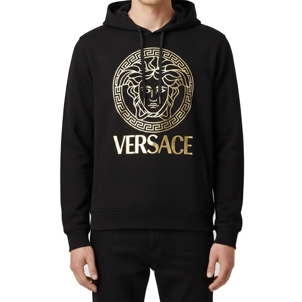Versace Hoodie από 100% βαμβάκι σε Μαύρο
