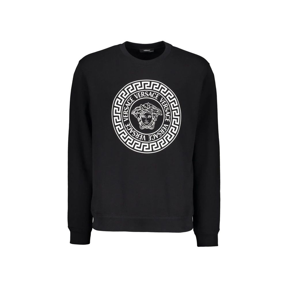 Black Cotton Sweatshirt mens luxury fashion - Mens Edit