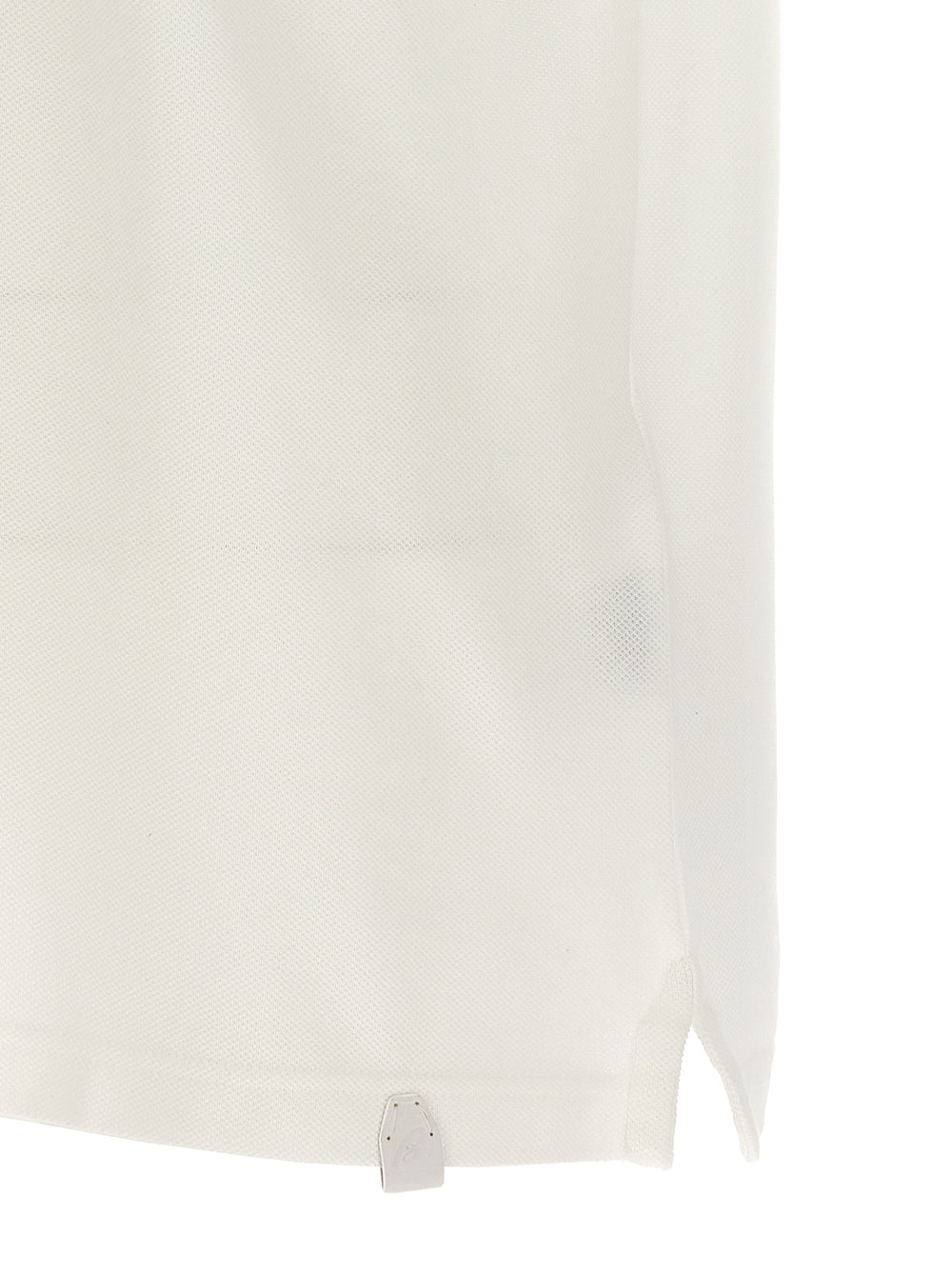 Brioni 100% Cotton Polo Shirt in White