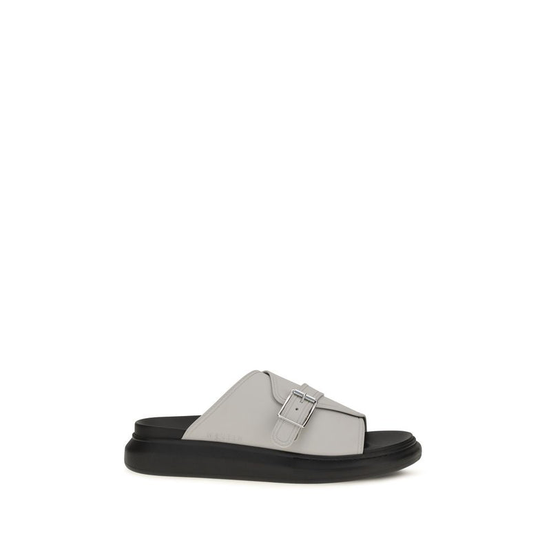 Gray Polyurethane Sandals mens luxury fashion - Mens Edit