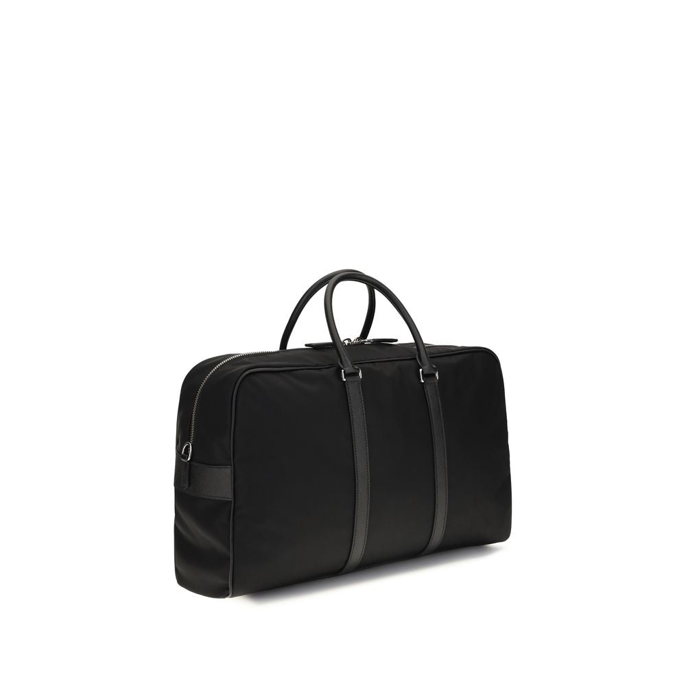 Prada Travel Bag από Re-Nylon και Saffiano σε Μαύρο