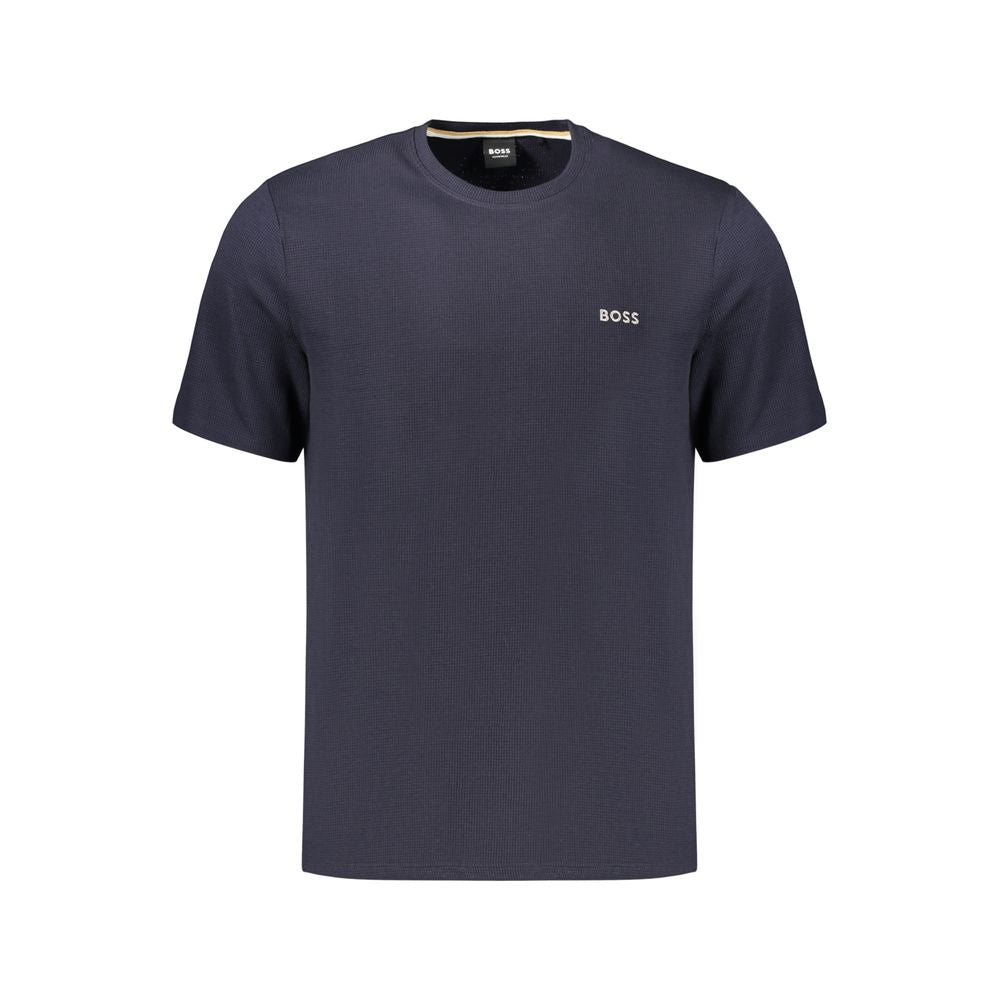 Blue Cotton Men's T-Shirt mens luxury fashion - Mens Edit