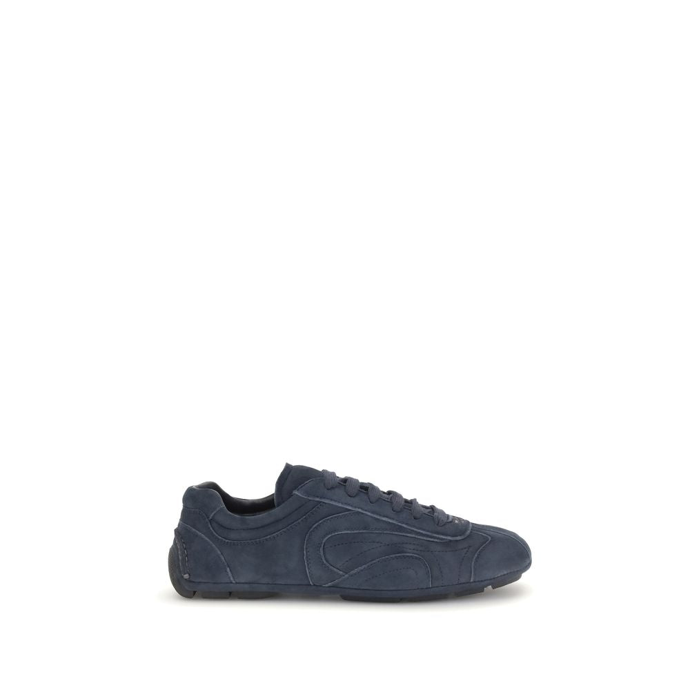 Blue Calf Leather Bos Taurus Athletic Sneakers mens luxury fashion - Mens Edit
