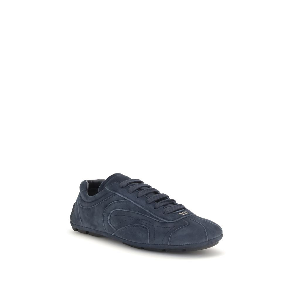 Prada Sneakers από δέρμα μοσχαριού σε Μπλε