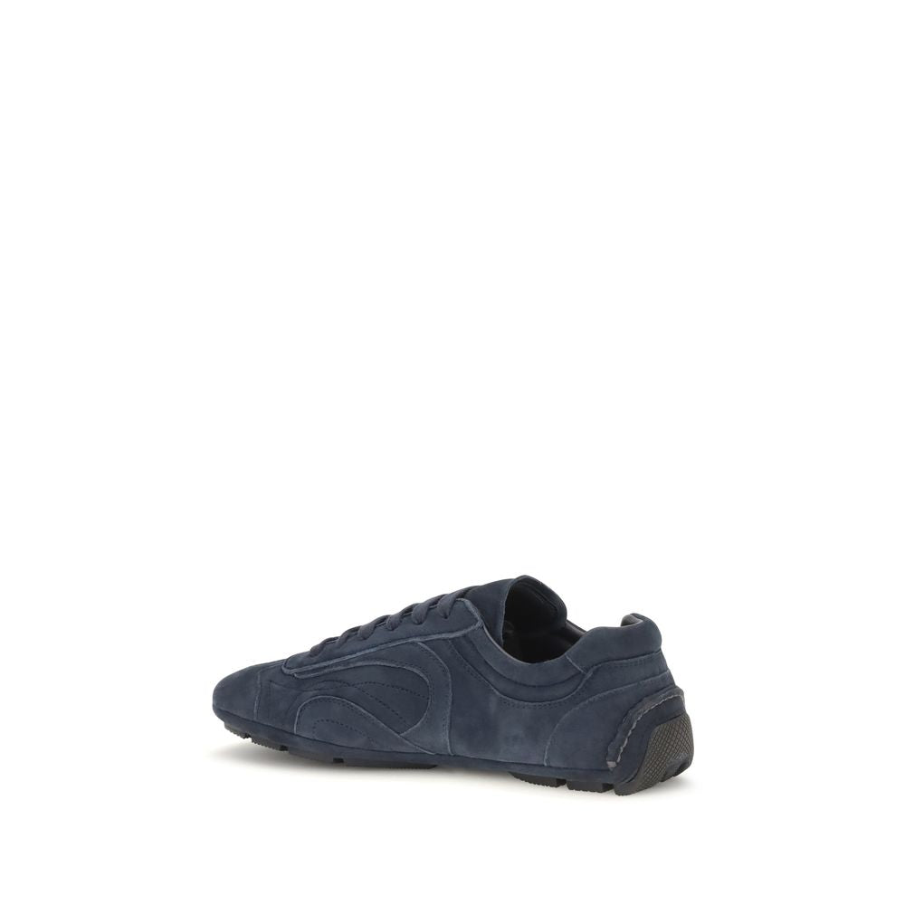 Prada Sneakers από δέρμα μοσχαριού σε Μπλε