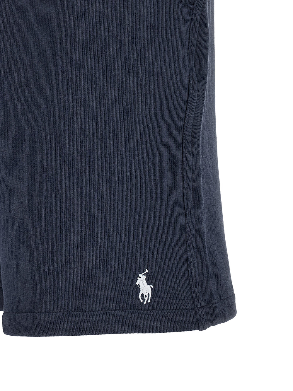 Blue Cotton Bermuda Shorts