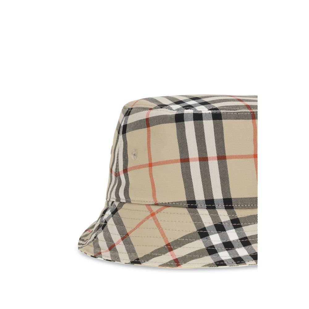 Burberry Cotton Bucket Hat in Beige