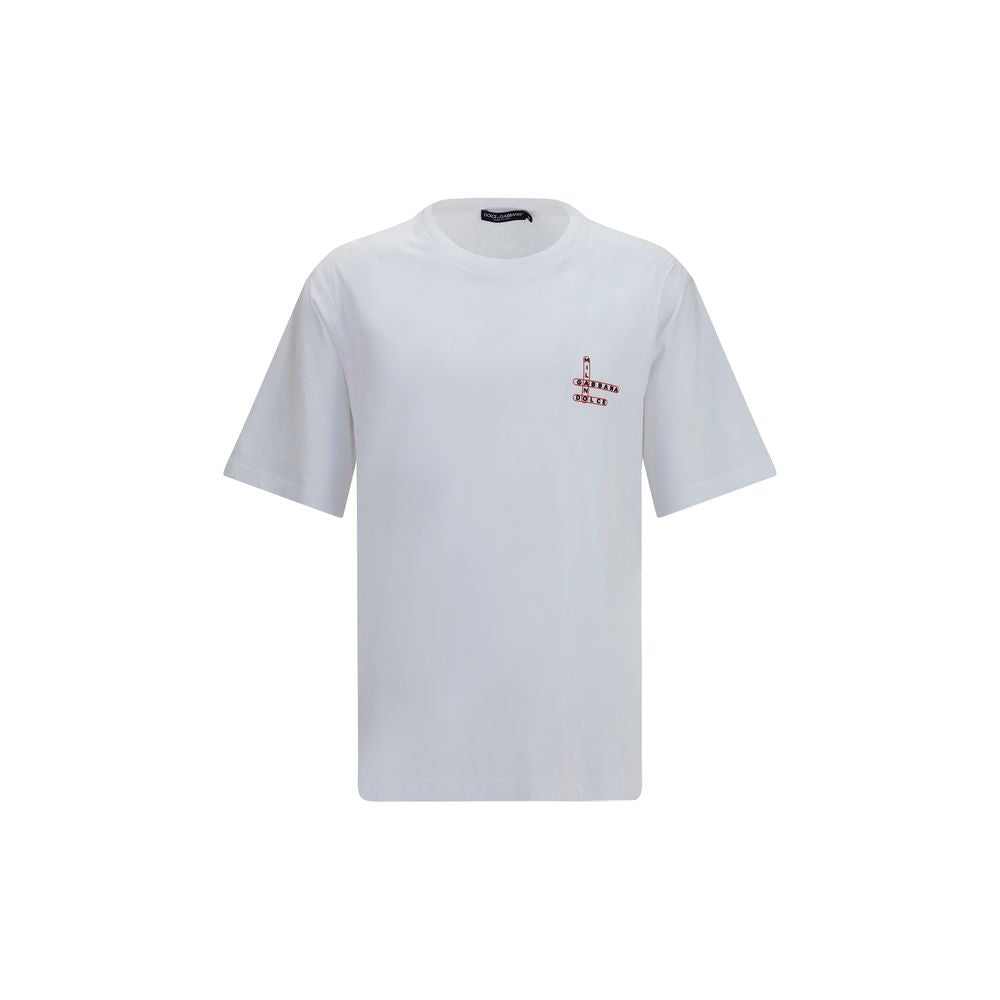Dolce & Gabbana 100% Cotton T-Shirt in White