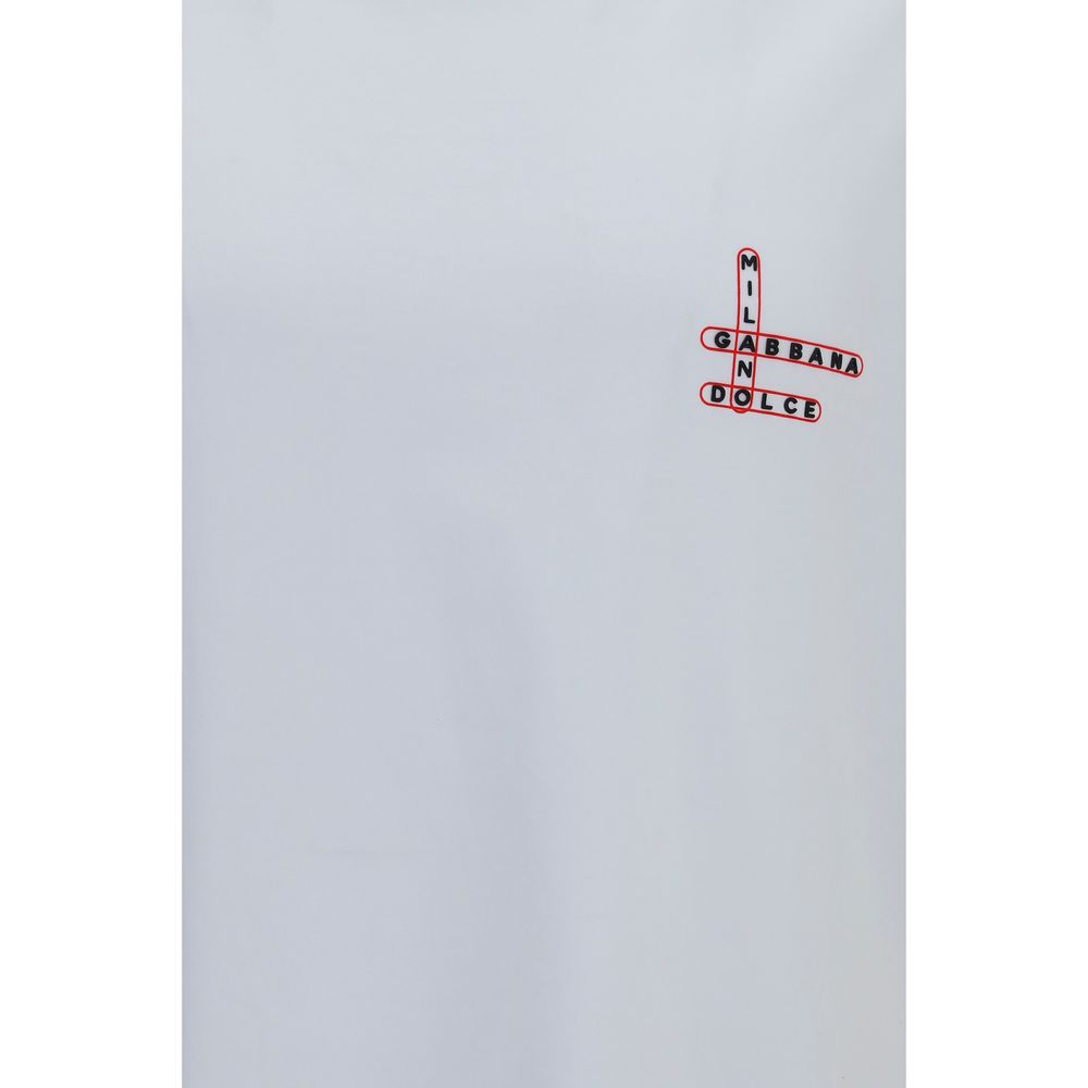 Dolce & Gabbana 100% Cotton T-Shirt in White