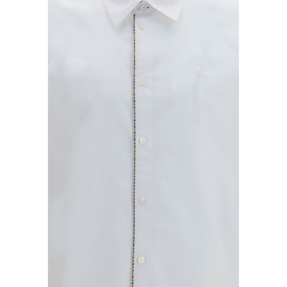 Burberry 100% Cotton Dress Shirt in White
