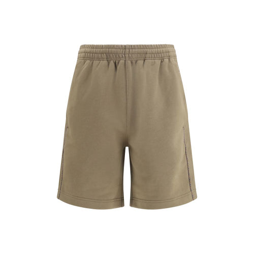 Brown Cotton Bermuda Shorts mens luxury fashion - Mens Edit