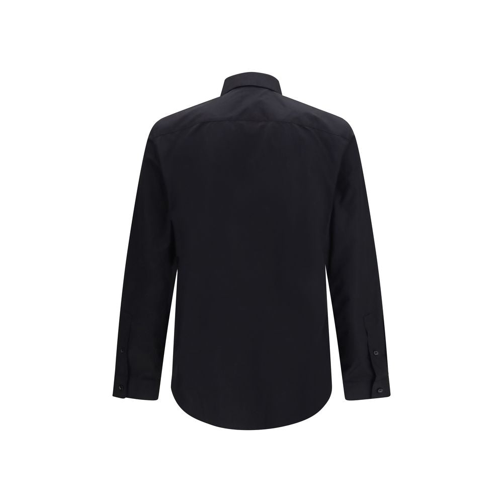 Burberry 100% Cotton Dress Shirt in Black