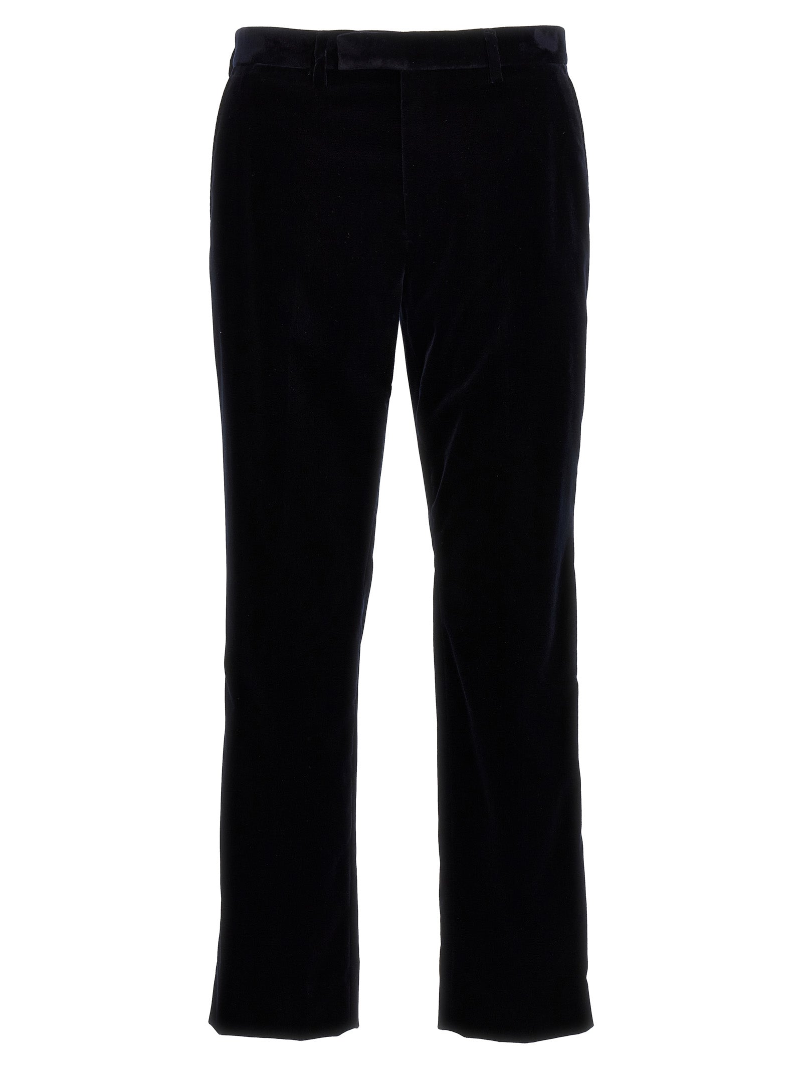Blue Cotton Casual Pants mens luxury fashion - Mens Edit