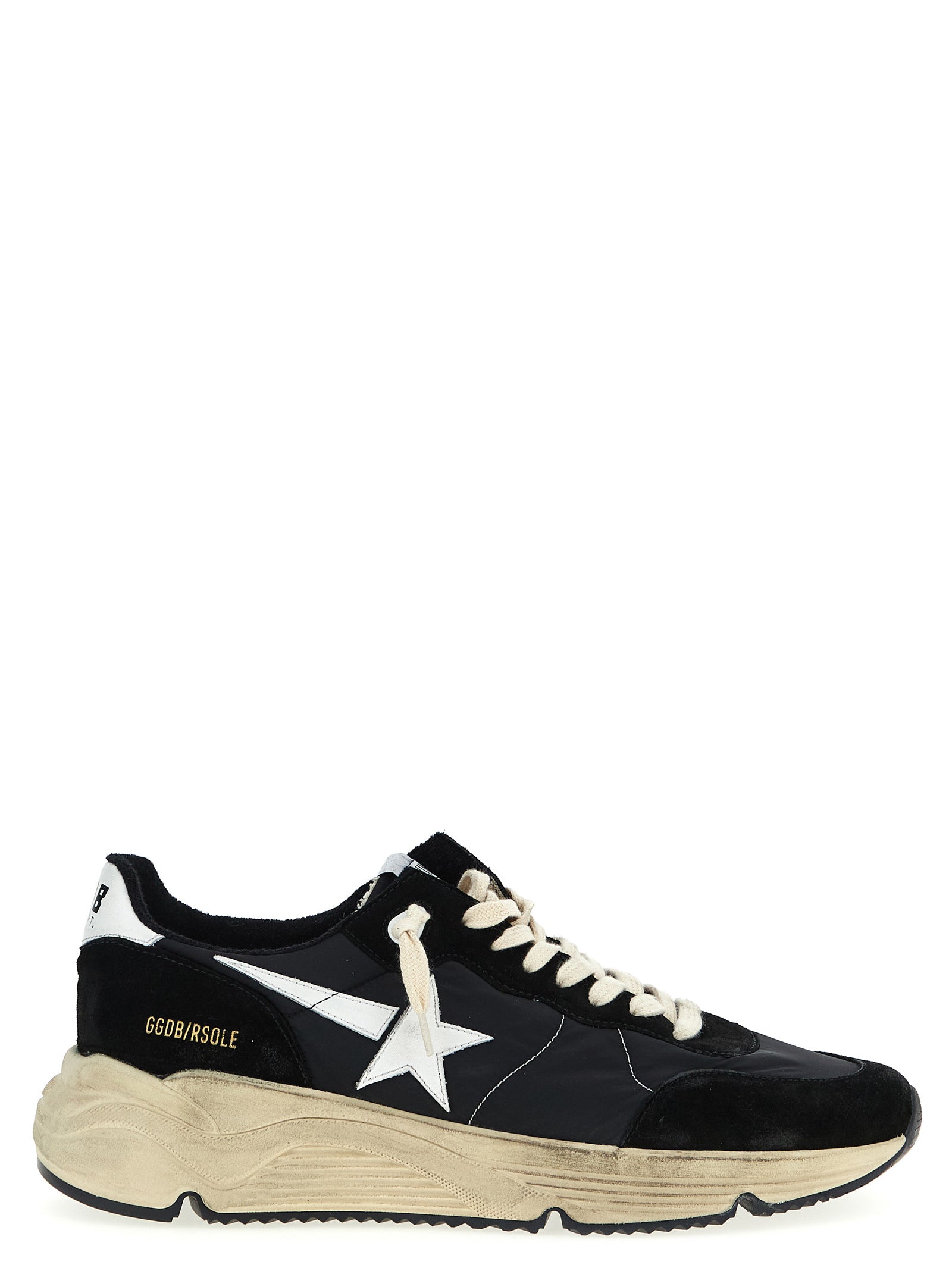 Golden Goose Δίχρωμα Sneakers από Δέρμα και Σουέντ σε Λευκό και Μαύρο