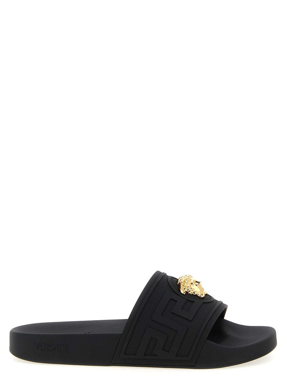Black Glass Slides mens luxury fashion - Mens Edit