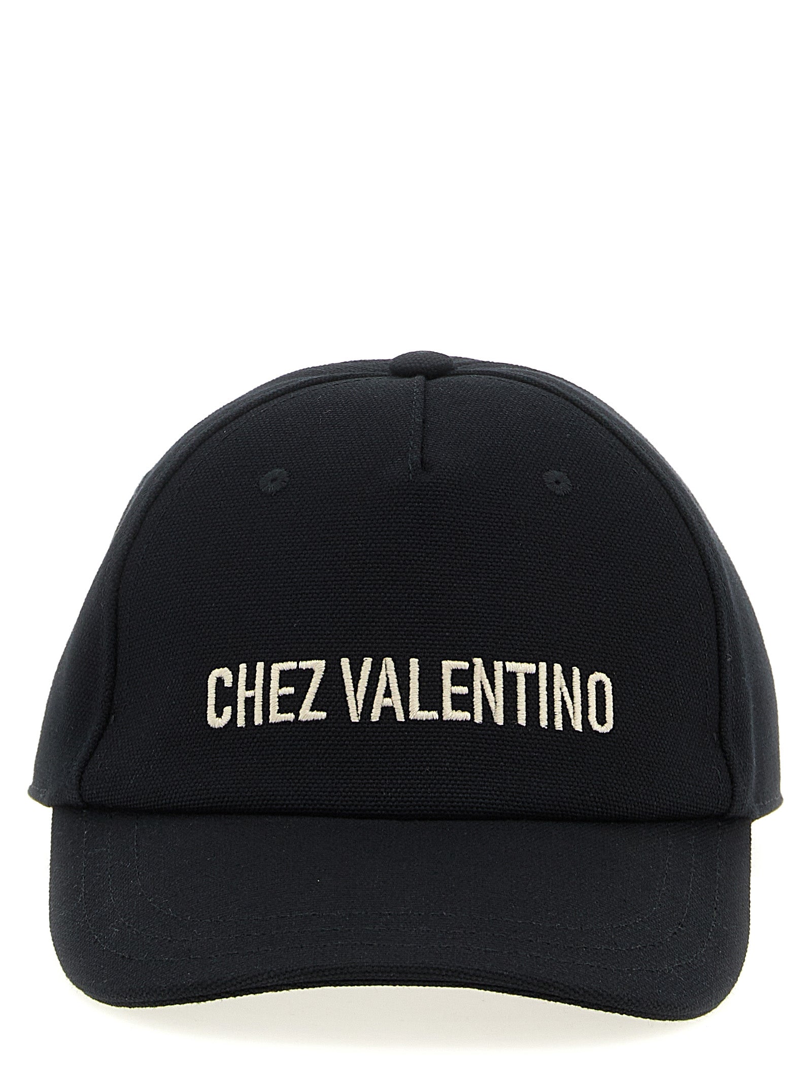 Black Cotton Cap (Baseball Hat) mens luxury fashion - Mens Edit