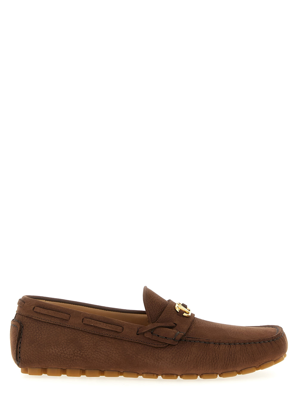 Brown Calfskin Slip-On Loafers mens luxury fashion - Mens Edit