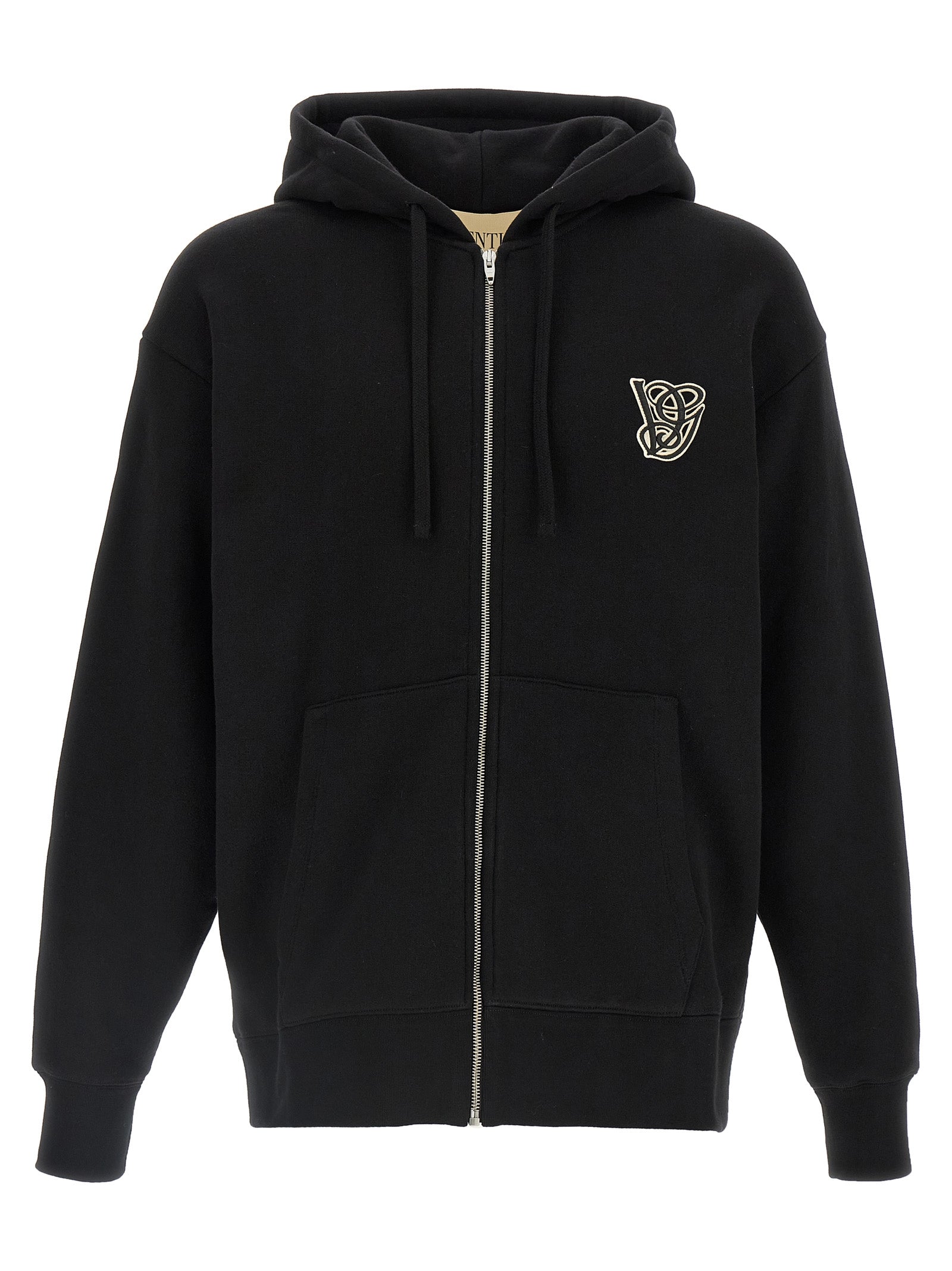 Black Cotton Sweatshirt