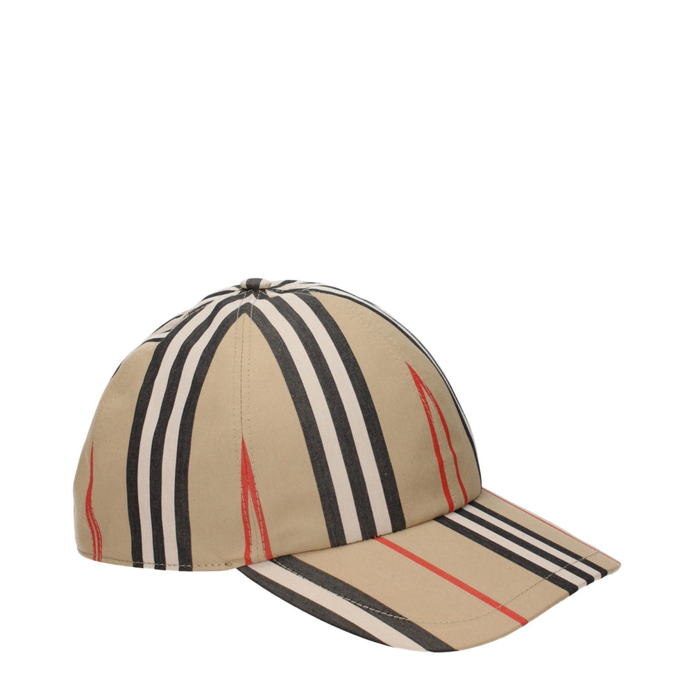 Burberry Cotton Cap in Beige