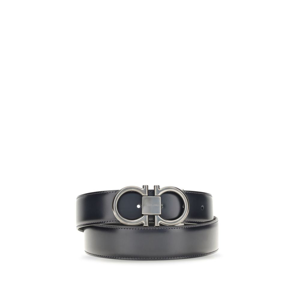 Ferragamo Ζώνη από Δέρμα Μοσχαριού σε Μπλε