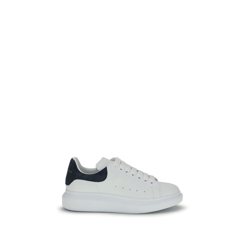 Alexander McQueen Chunky Leather Sneakers in White