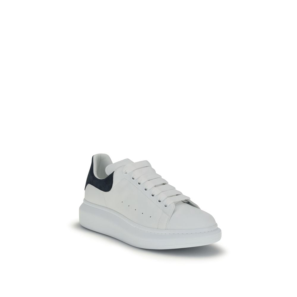 Alexander McQueen Chunky Leather Sneakers in White