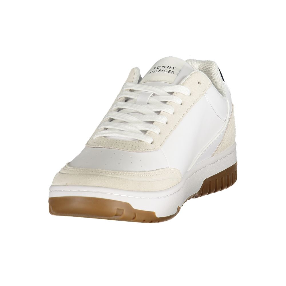 Tommy Hilfiger White Polyurethane Sneaker